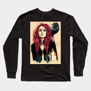 Magenta Witch Long Sleeve T-Shirt